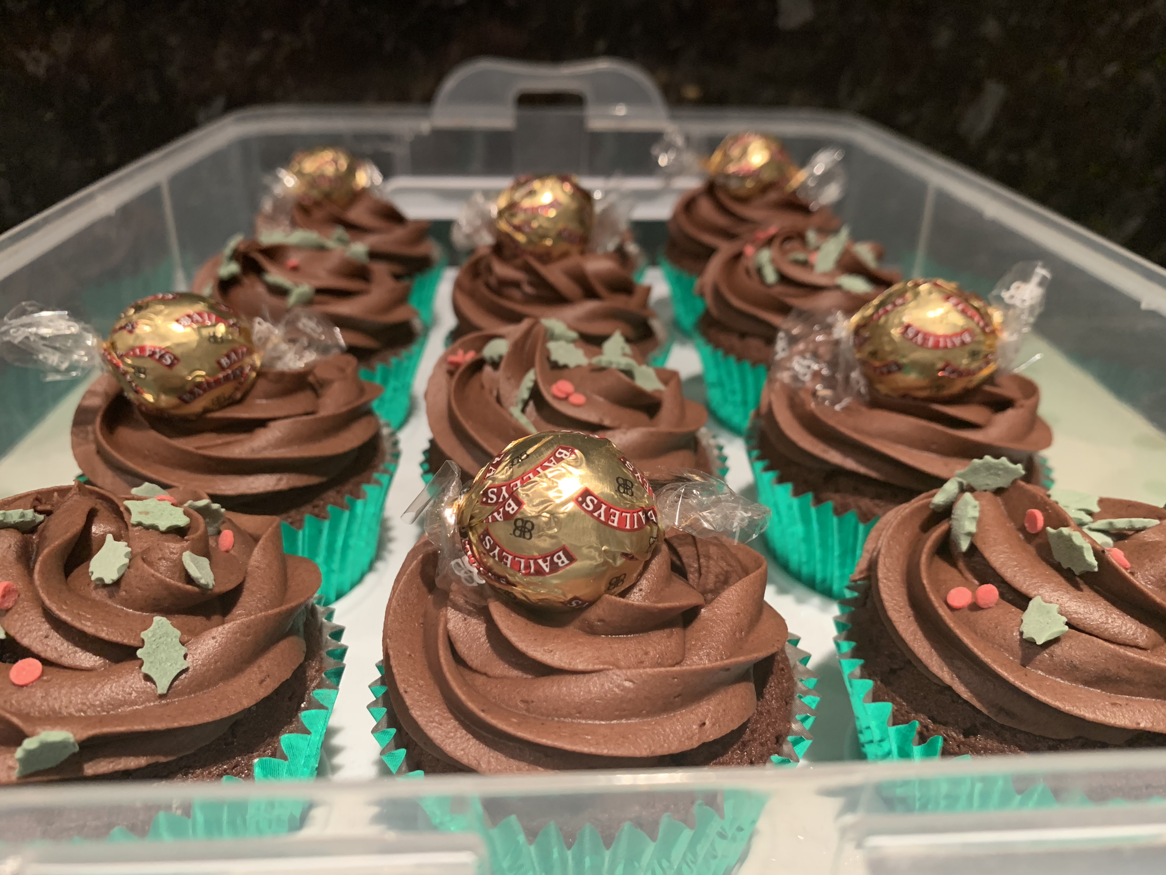 Chocolate Baileys Cupcakes
