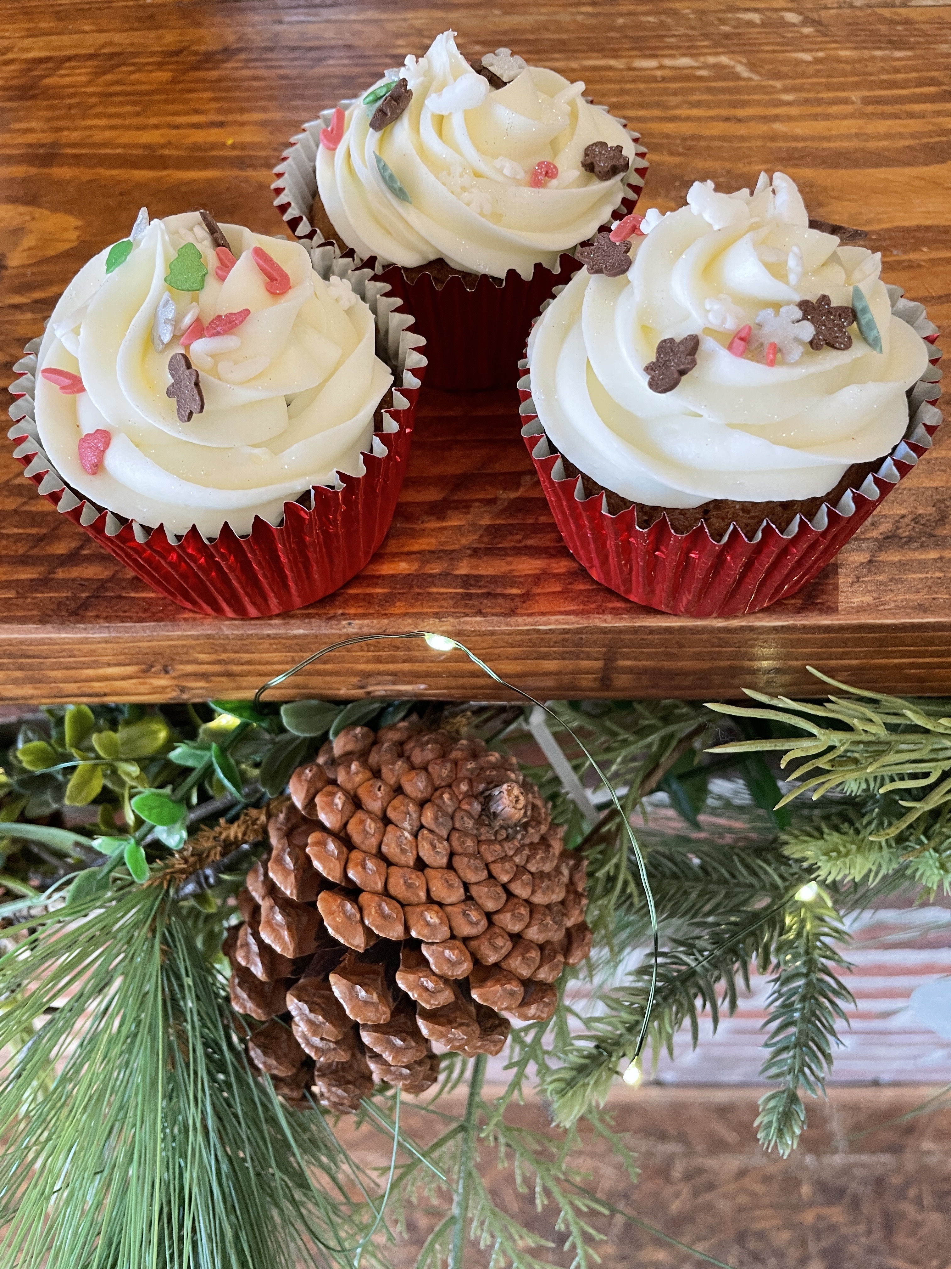 Christmas Cake in a Cupcake